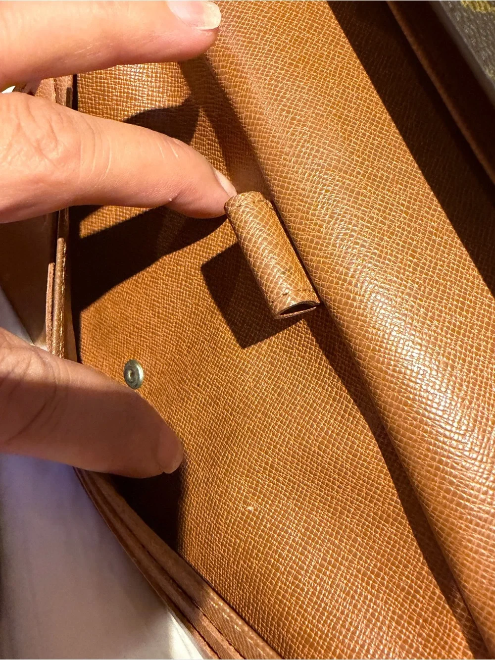 Louis Vuitton Monogram Canvas Wallet in Brown and Gold